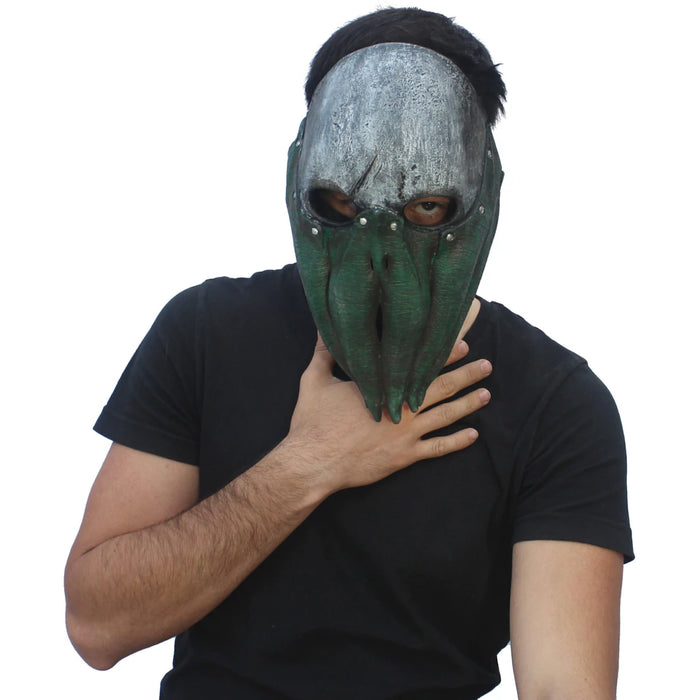 Máscara facial de látex Monstruo del Pantano con tentáculos (vista 2)