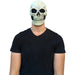 Máscara de látex de calavera blanca con efecto glow (vista 3)