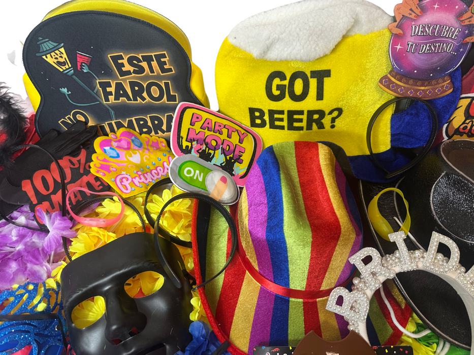 Nuevo Pack De Cotillón Premium Para Matrimonio - 50 Invitados