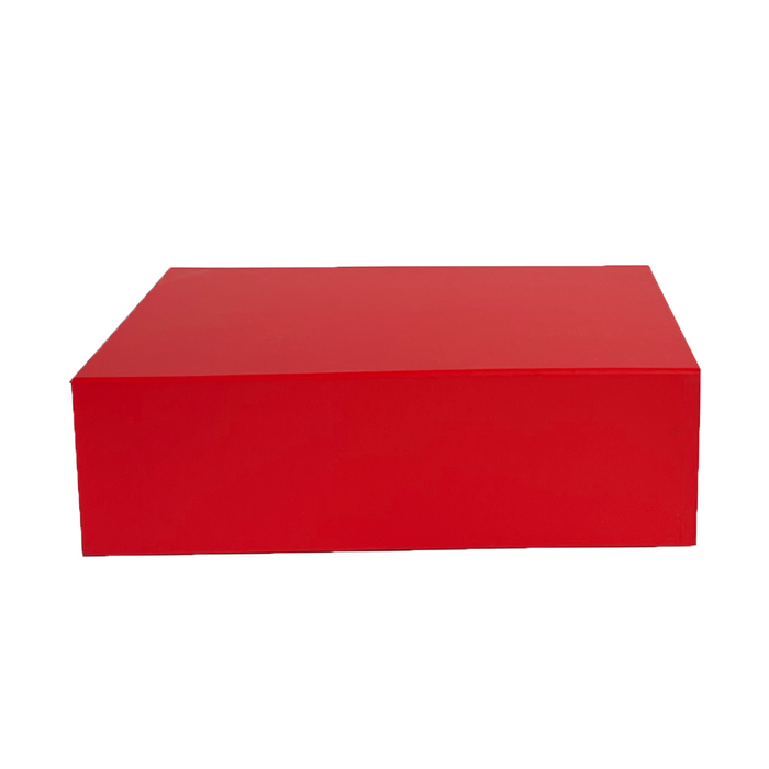 Caja Premum Antiscratch Autoarmable E Imantable 32 X 23 X 9,5 Cm Roja  12 Unidades