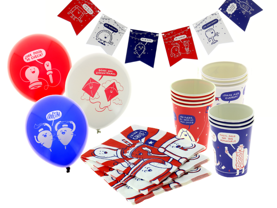 Pack De Decoración Dieciochera