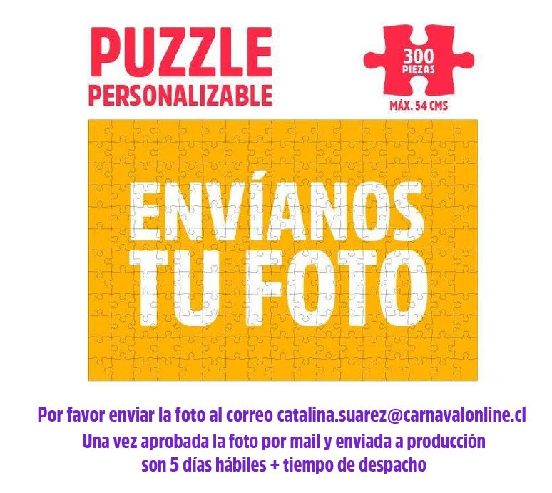 Puzzle Personalizable 300 Piezas (40 X 60 cm) Navidad