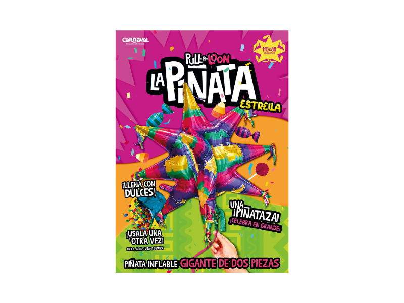 Piñata Inflable Estrella México 110cm x 88cm