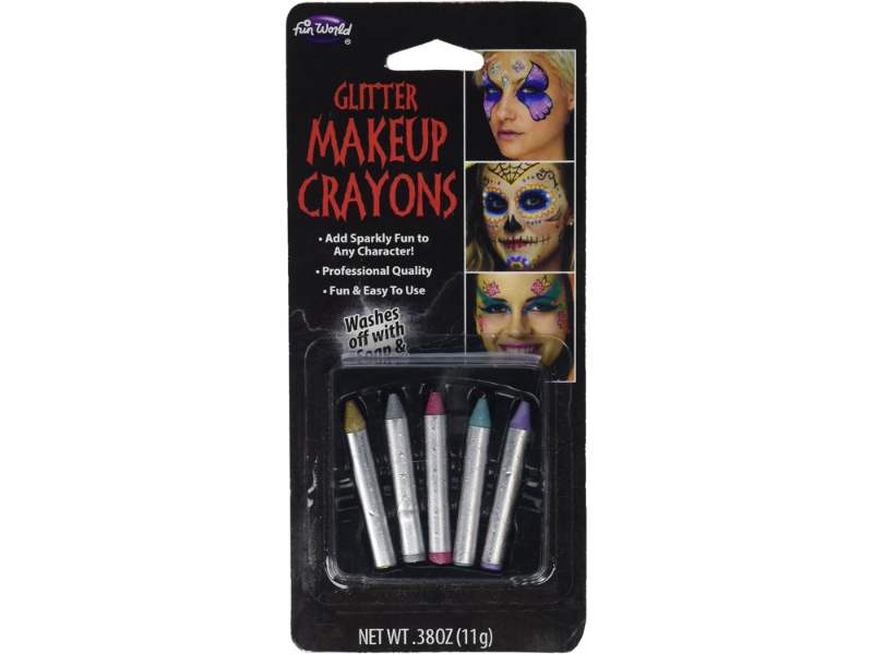 Maquillaje Lapices Glitter X 5 Pc