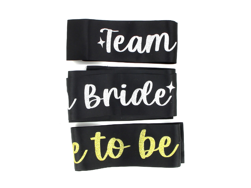 Pack Bandas Bride To Be + Team Bride