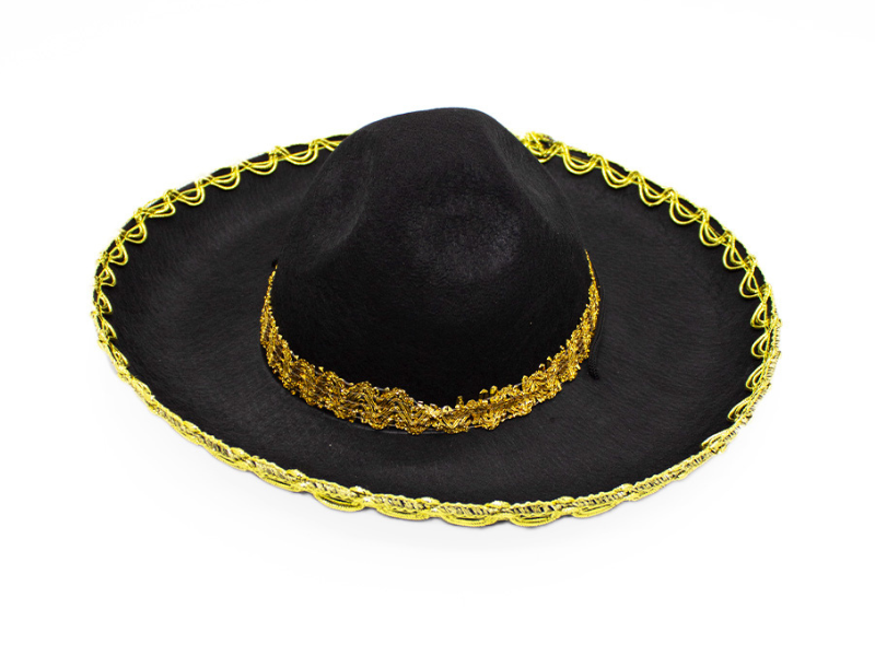 Sombrero Mexicano Negro