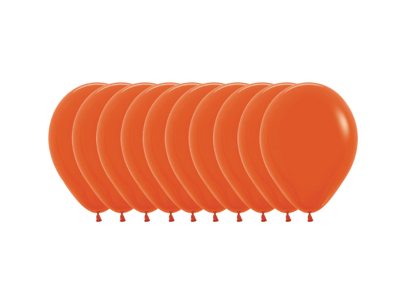 Globo Sempertex R9 Fashion Naranja X 50 Unidades