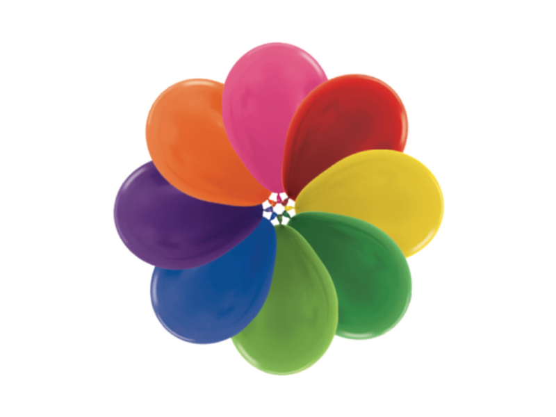 Globo Sempertex R9 Metal Surtido X 50 Unidades — Carnaval