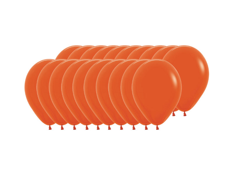 Pack 200 Globos Sempertex R9 Fashion Naranja