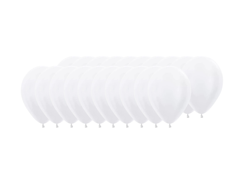 Pack 100 Globos Sempertex R9 Satin Perla