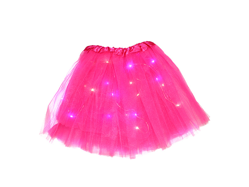 Tutu 30Cm Led Fucsia