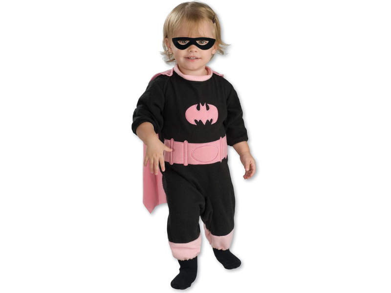 Disfraz de Batgirl para bebé de 1 a 2 años con capa