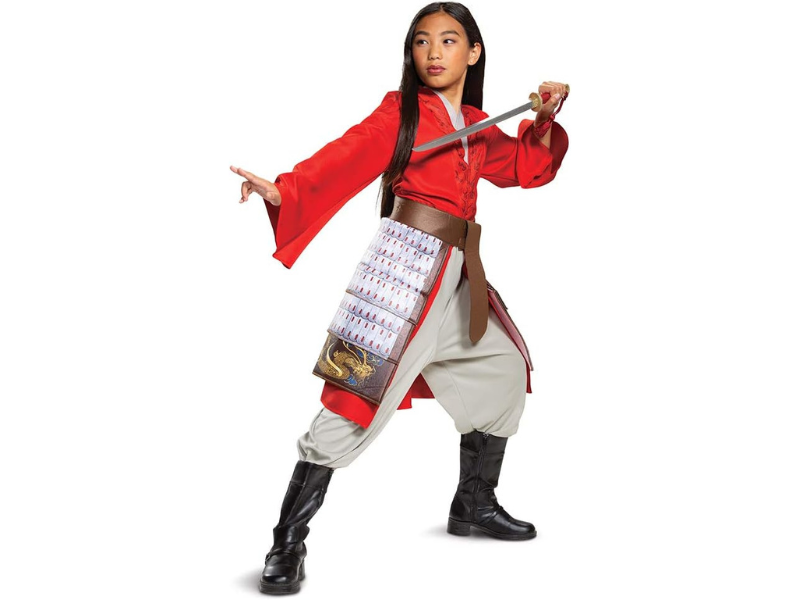 Disfraz Mulan Guerrera Deluxe Niña