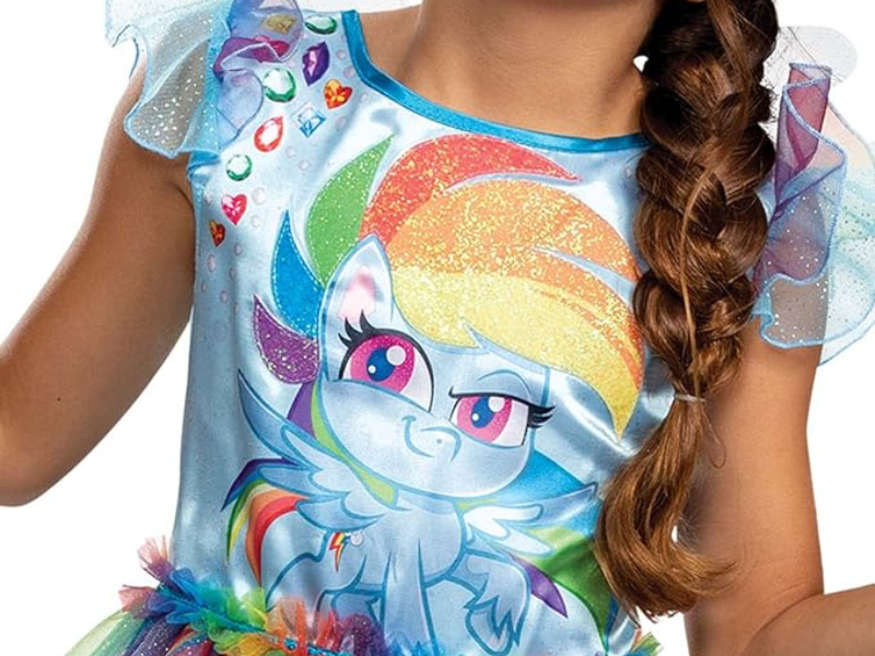 Disfraz Mi Pequeño Pony Rainbow Dash Deluxe Niña