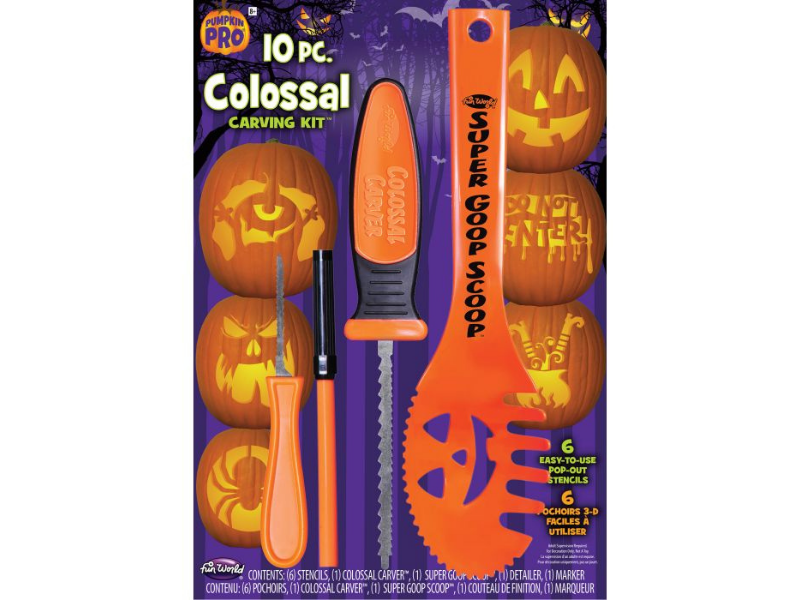 Set Decoracion Calabaza 10 Unidades