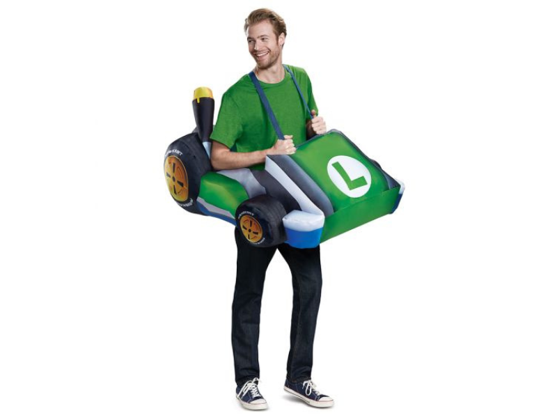 Disfraz Inflable Luigi Kart Adulto