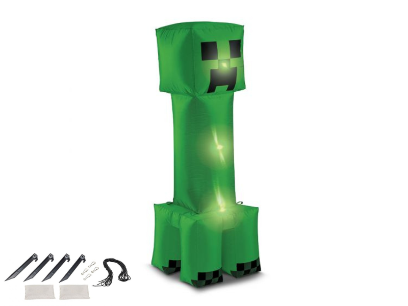 Decoración Inflable Minecraft Creeper 120 Cm