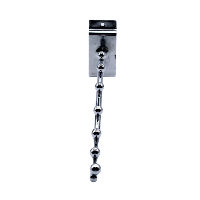 Pack Ganchos Cascada Metalico 7 Bolitas Para Panel Ranurado X 20 Unidades