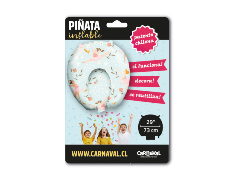 Piñata Inflable Bailarinas + Dulces Virales