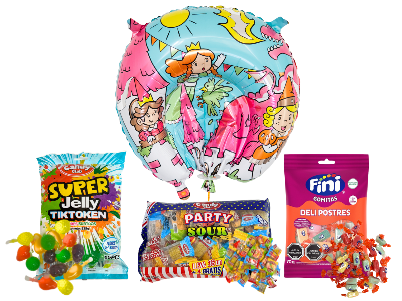 Piñata Princesitas + Dulces Virales