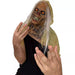 Máscara de látex The Creep de Creepshow con capucha amarilla y pelo blanco (vista 2)