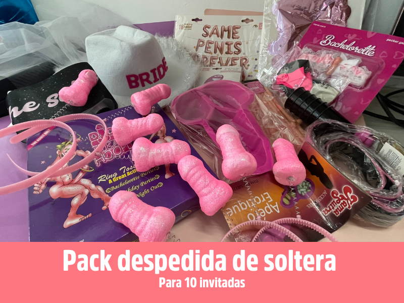 Pack Despedida De Soltera Premium - 10 Invitadas