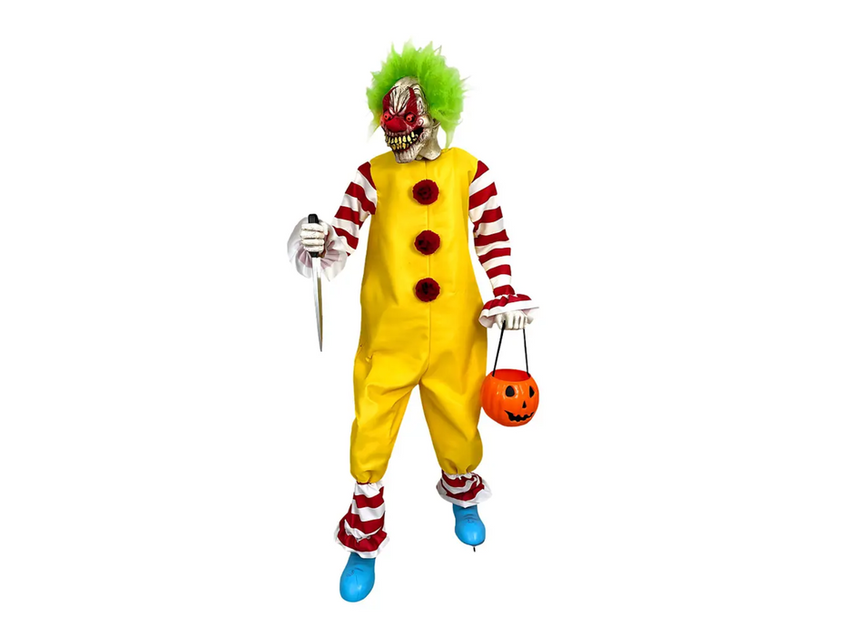 Decoración Animatronics Payaso Loco 182Cm