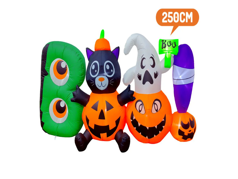 Decoración Boo Inflable Led 210Cm