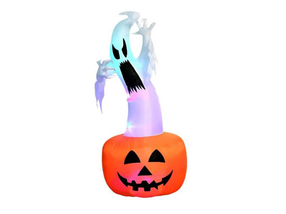 Decoración Calabaza Fantasma Inflable Led 180Cm