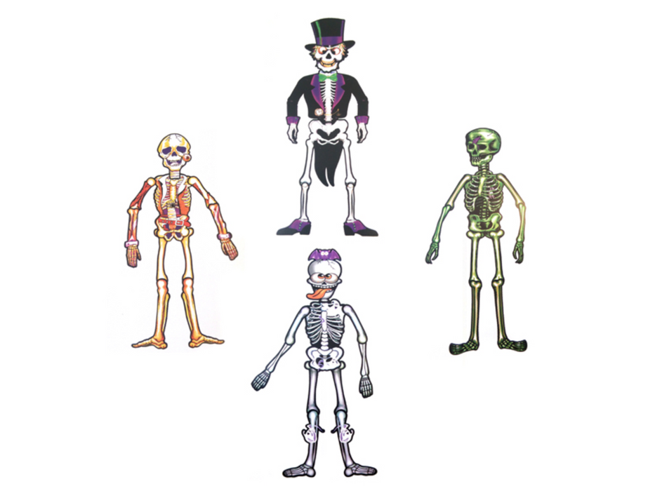 Esqueleto Grande Carton 4 Modelos