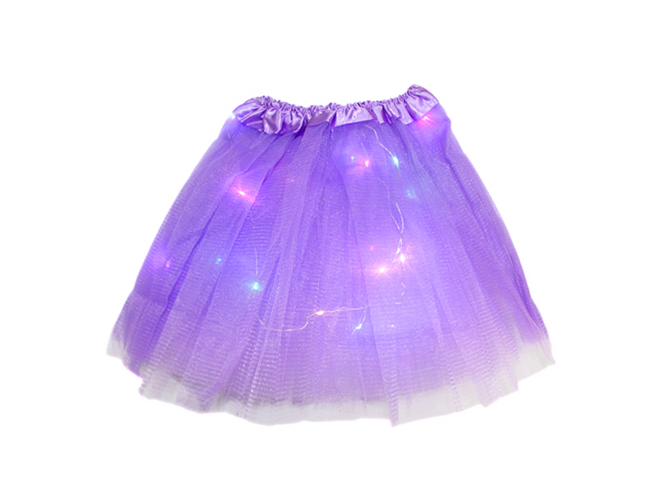 Falda Ballerina 30Cm Led Lila