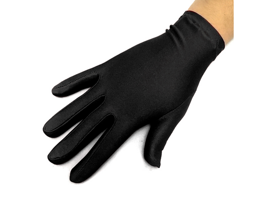 Guante Liso 21 Cm Negro X1Par