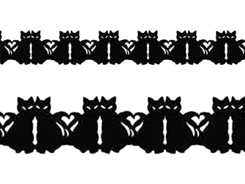 Guirnalda Halloween  Gatos X2M