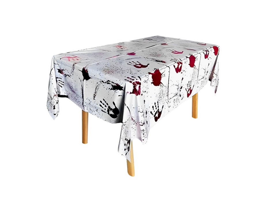Mantel Halloween Manos 137X183 Cm