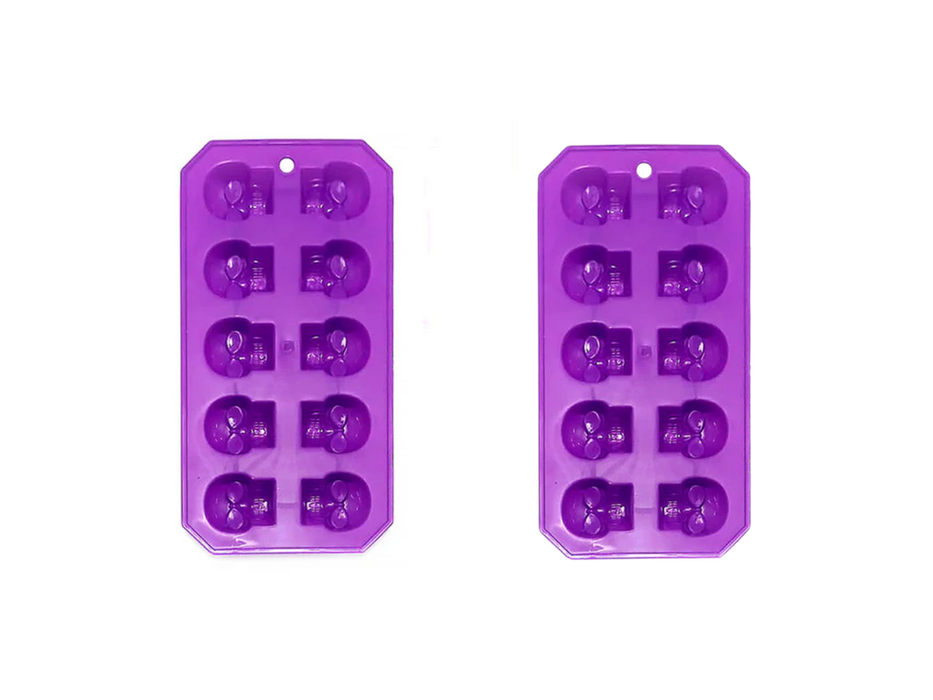 Molde Hielo Skulls