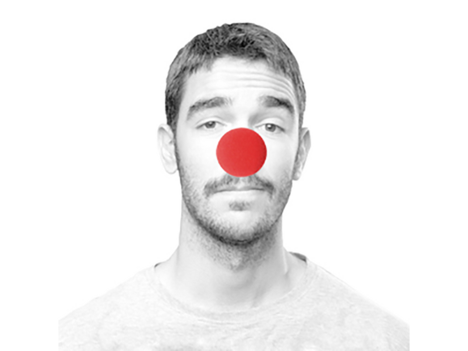 Nariz Payaso Esponja Roja