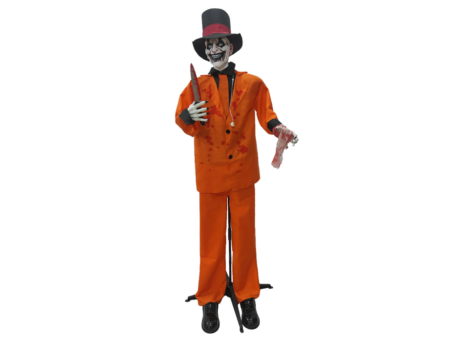 Payaso Con Cuchillo Animatronics 180Cm
