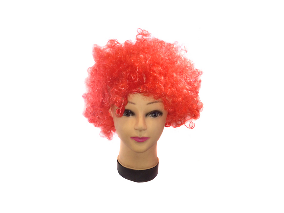 Peluca Afro Rojo