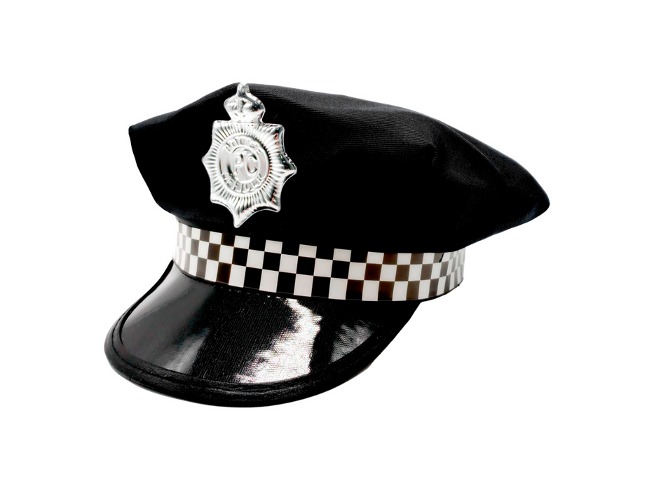 Sombrero Adulto Policia Negro