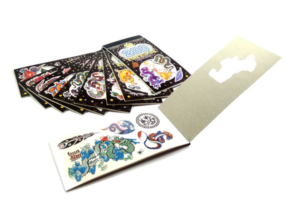 Tatoos Diseños Hombre 5 Hojas X10