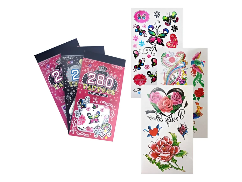 Tatoos Diseños Mujer 5 Hojas X10