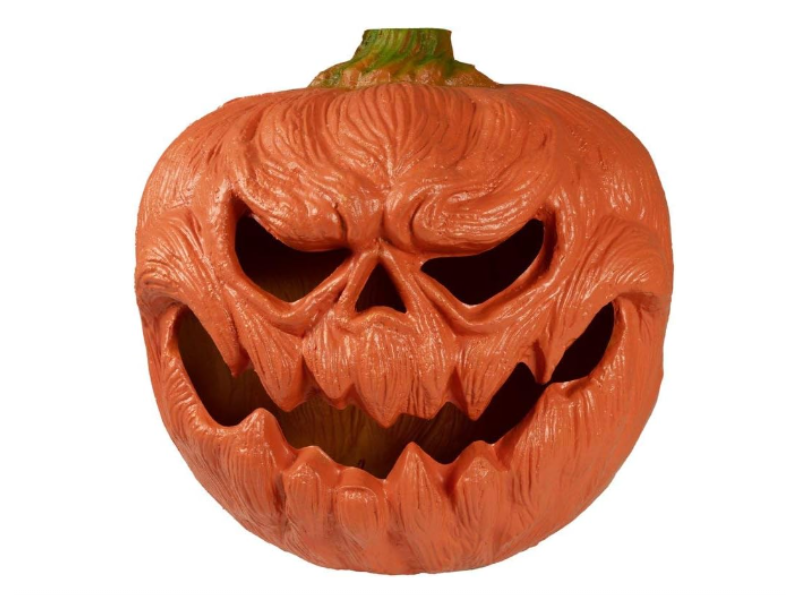 Calabaza Led Plastica 18 X 19 Cm