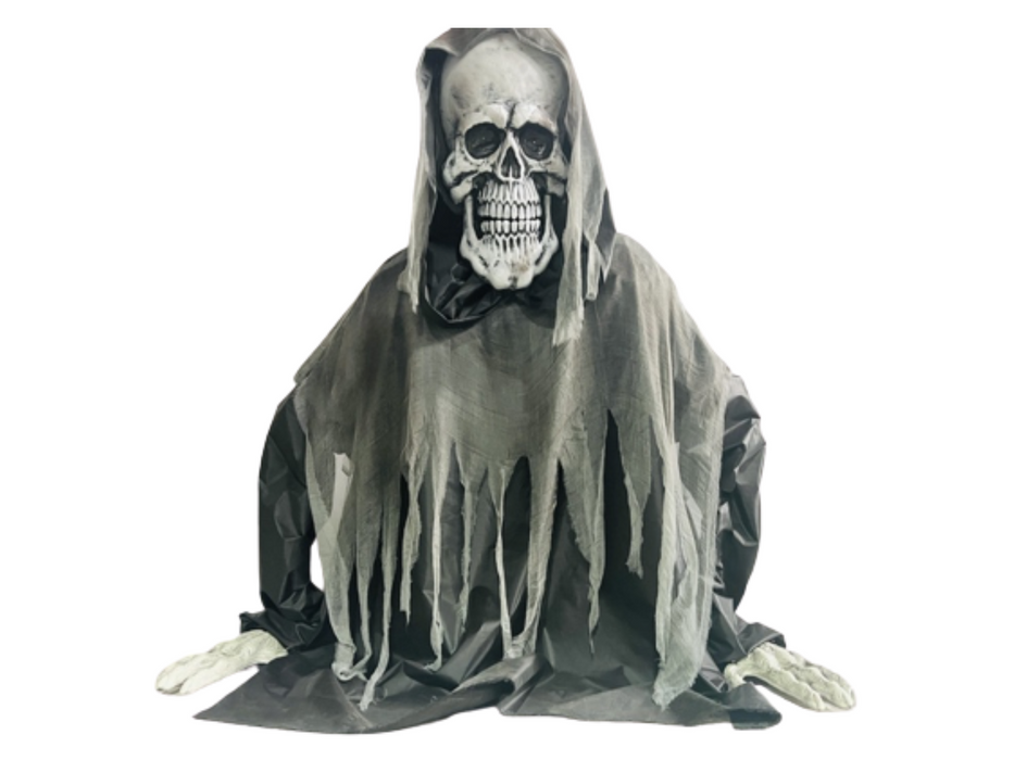 Animatronic Esqueleto Gris Emergente 365 Cm