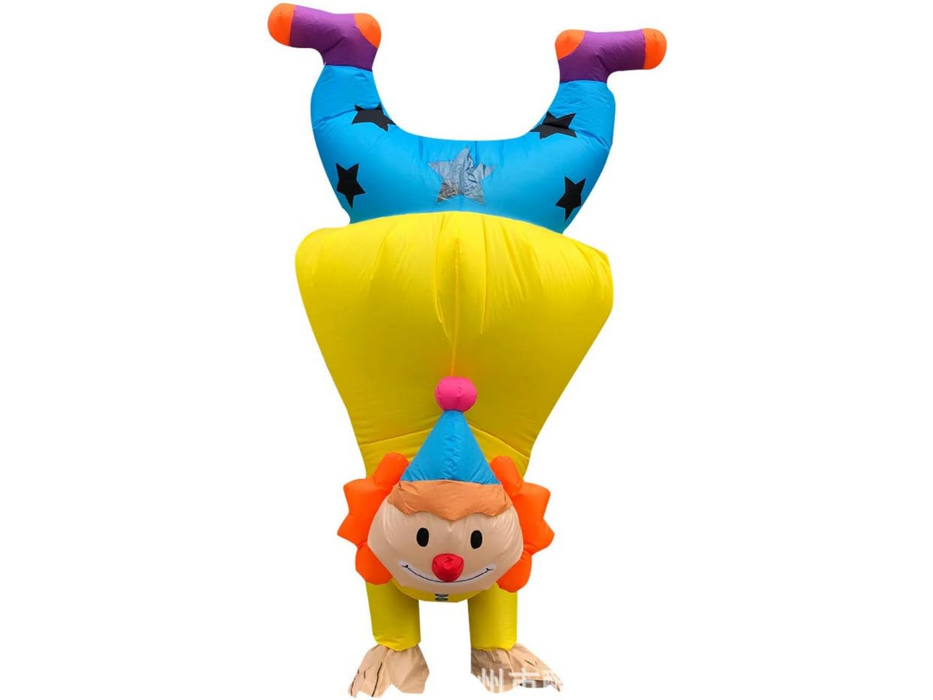 Disfraz Inflable Payaso Manos Amarillo Adulto