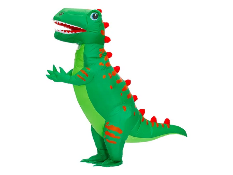 Disfraz Inflable Dino Verde Adulto
