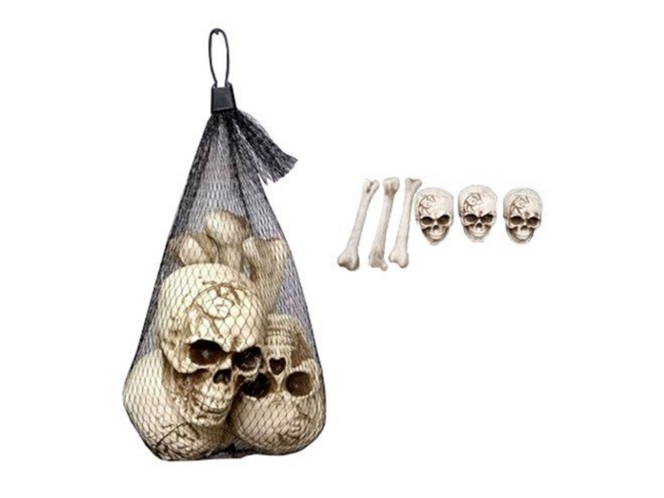 Set De Huesos Y Calaveras Para 18 Cm