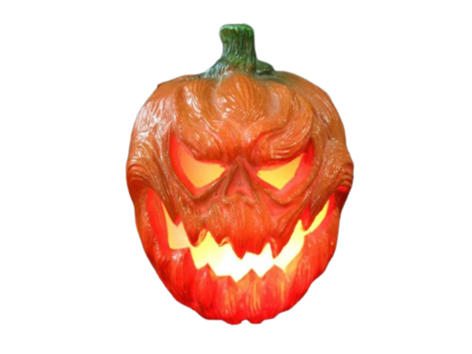 Calabaza Led Plastica 18 X 19 Cm