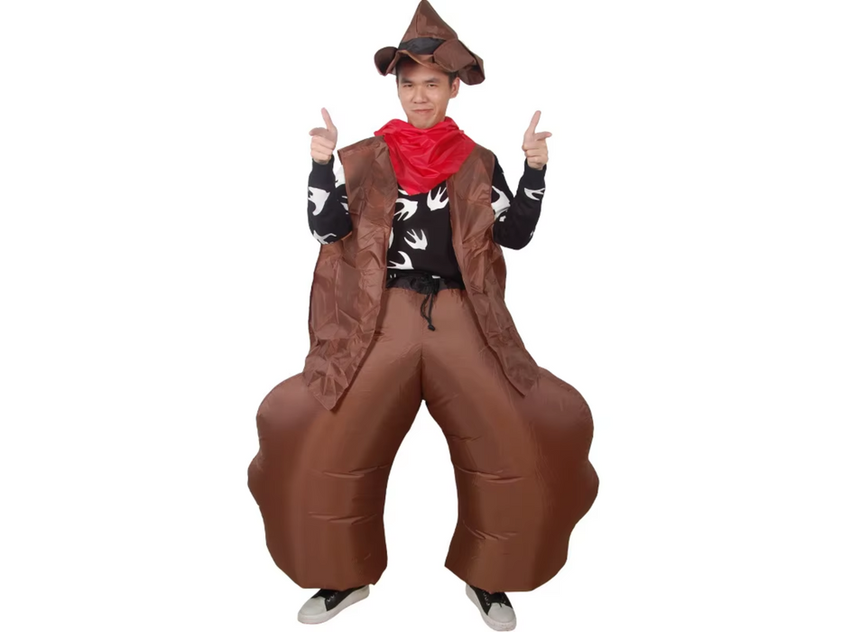 Disfarz Inflable Vaquero Adulto