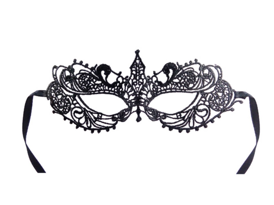 Antifaz Tela Encaje Grey