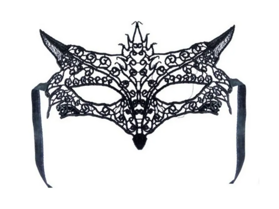 Antifaz Tela Encaje Zorro